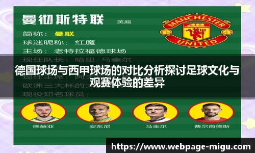 德国球场与西甲球场的对比分析探讨足球文化与观赛体验的差异