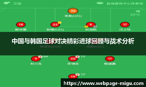 中国与韩国足球对决精彩进球回顾与战术分析